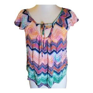 Women's Tie-Front Lightweight Top.
